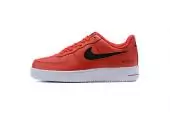 nike air force 1 promo hombre mujer 2042-5 red leather 36-46